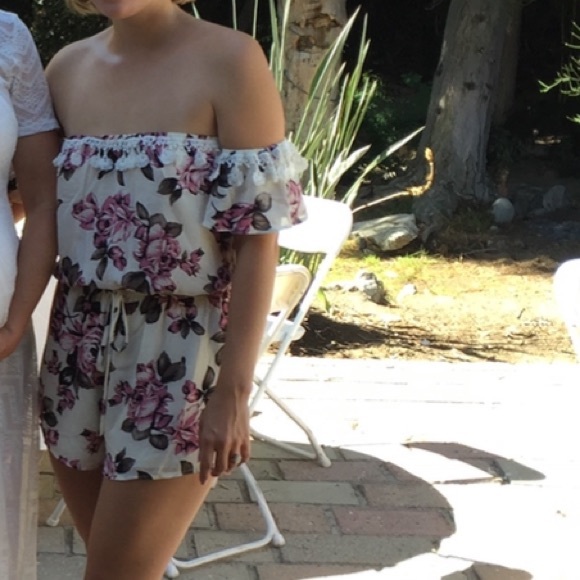 Vintage Rose Romper - Picture 1 of 4
